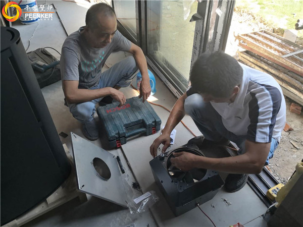 平客壁爐蘇州十里江南別墅丹麥Aduro A15真火壁爐安裝.jpg