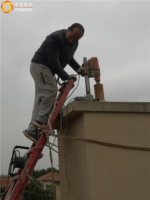 平客壁爐上海西郊別墅丹麥morso嵌入式壁爐S101-12安裝.jpg
