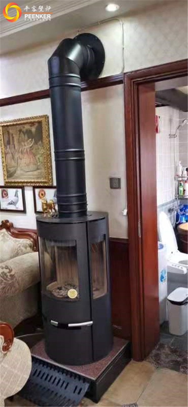 江蘇泰州頂樓丹麥Aduro獨立式火爐A9安裝.jpg
