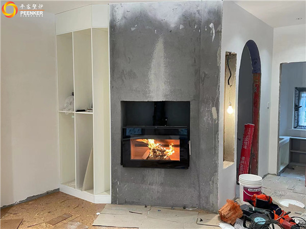 丹麥morso S80-90嵌入式壁爐常州安裝.jpg