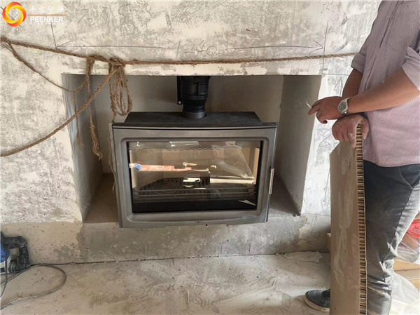 鎮江紫金七號別墅英國Northfire NF85壁爐安裝.jpg