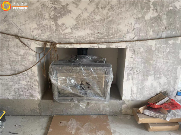 鎮江紫金七號別墅英國Northfire NF85壁爐安裝.jpg