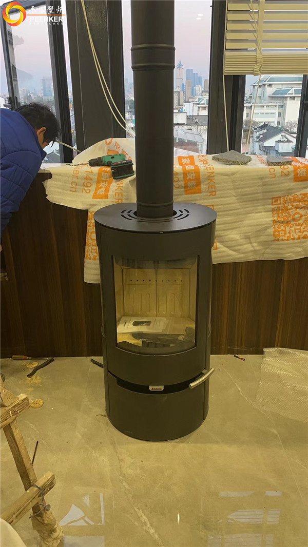 蘇州高層頂樓丹麥Aduro A9真火壁爐安裝.jpg