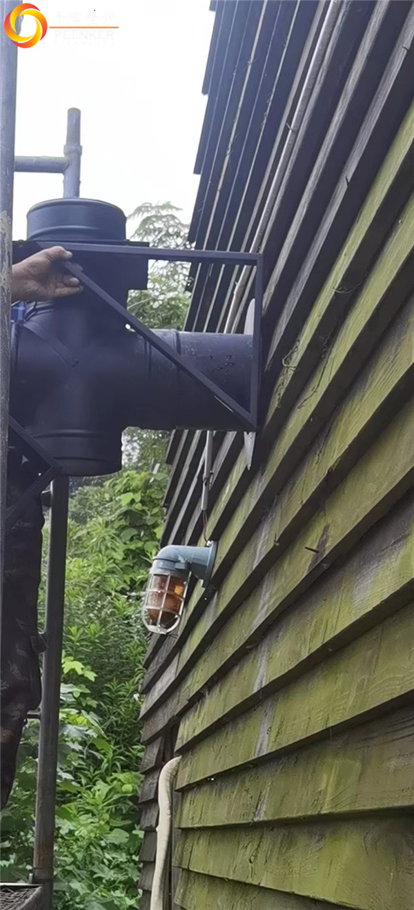 浙江舟山海邊木屋丹麥Morso 2110壁爐安裝.jpg