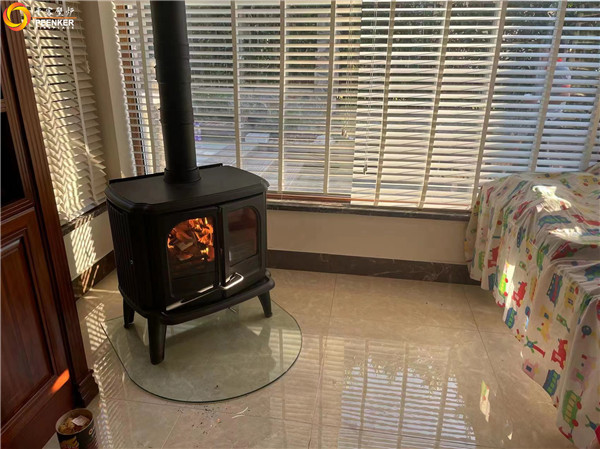 鎮江邊城別墅丹麥Morso 3640火爐安裝.jpg