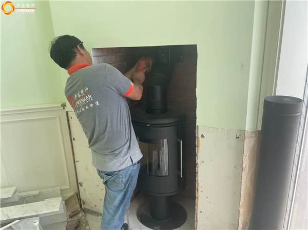 上海松江區別墅丹麥Morso 6848獨立火爐安裝.jpg
