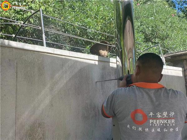 平客壁爐上海中房?森林別墅丹麥壁爐Morso S101-12安裝.jpg