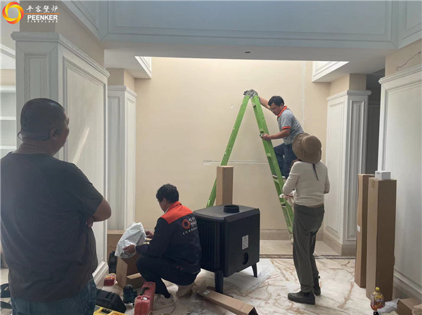 南京美林墅別墅丹麥鑄鐵火爐Morso 3640安裝.jpg