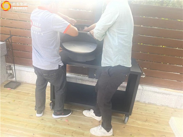 上海別墅庭院火爐丹麥Morso forno安裝.jpg