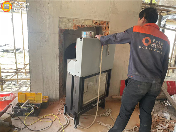 上海中華園別墅丹麥Morso S101-12嵌入式壁爐安裝.jpg