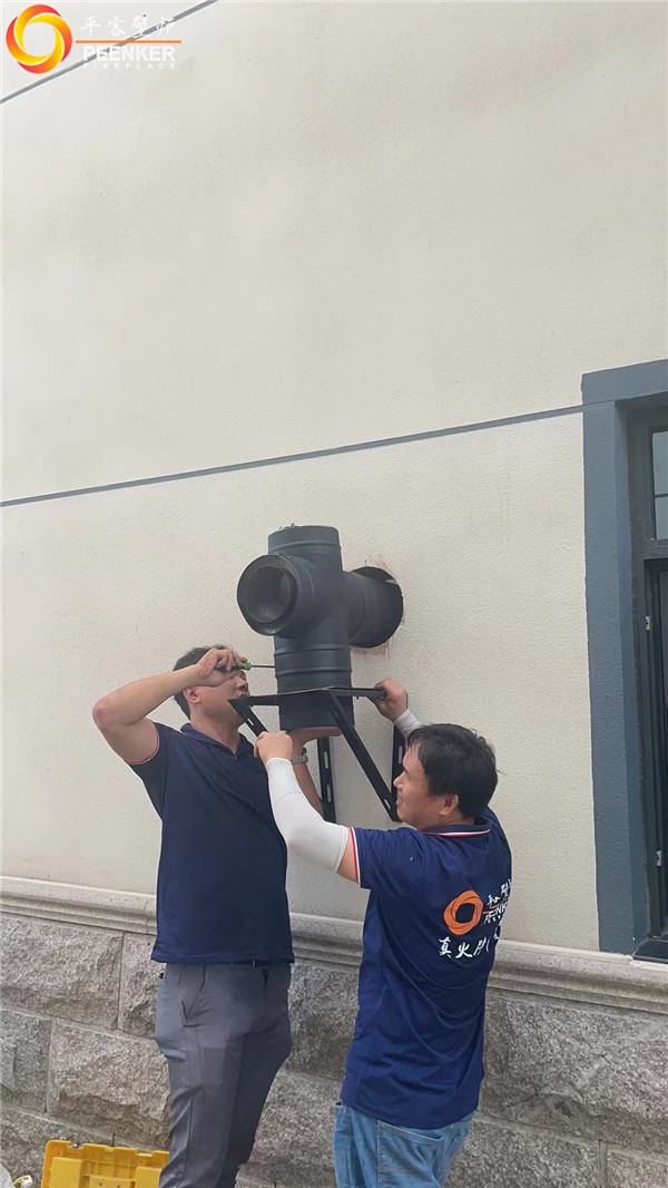 昆山自建別墅進(jìn)口鑄鐵火爐丹麥morso 3640安裝.jpg