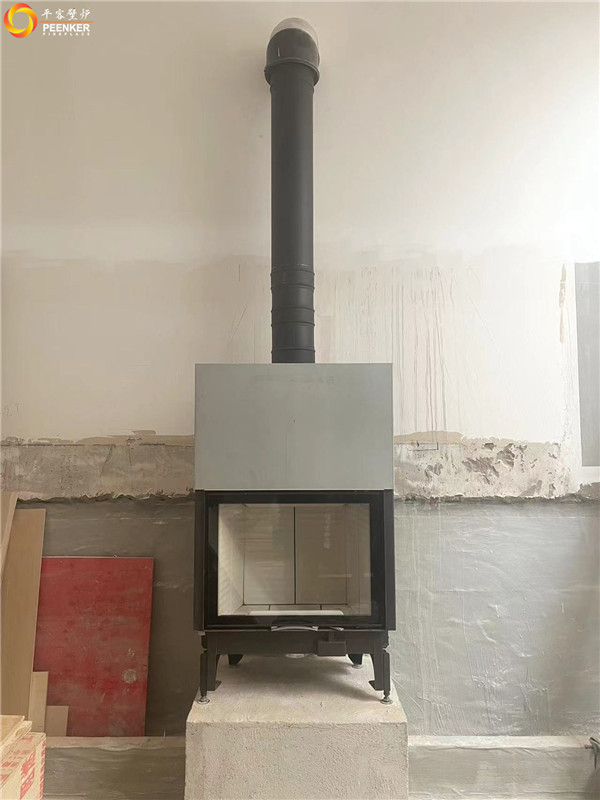 平客壁爐昆山綠地國際家園丹麥進口壁爐Morso S101-12安裝.jpg