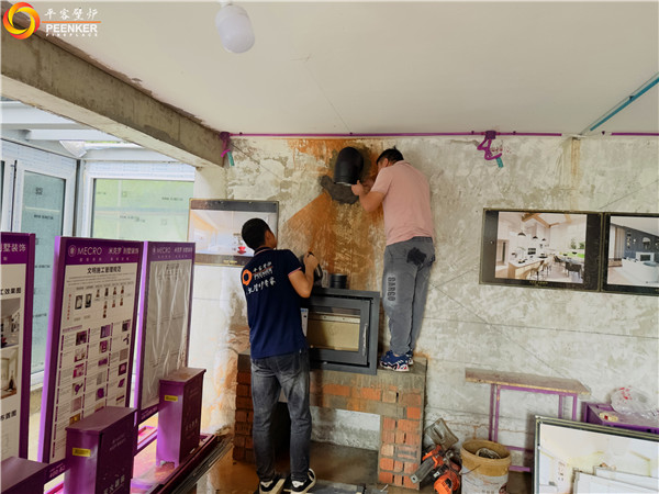 平客壁爐蘇州天平風光山莊嵌入壁爐丹麥Morso 5660安裝.jpg