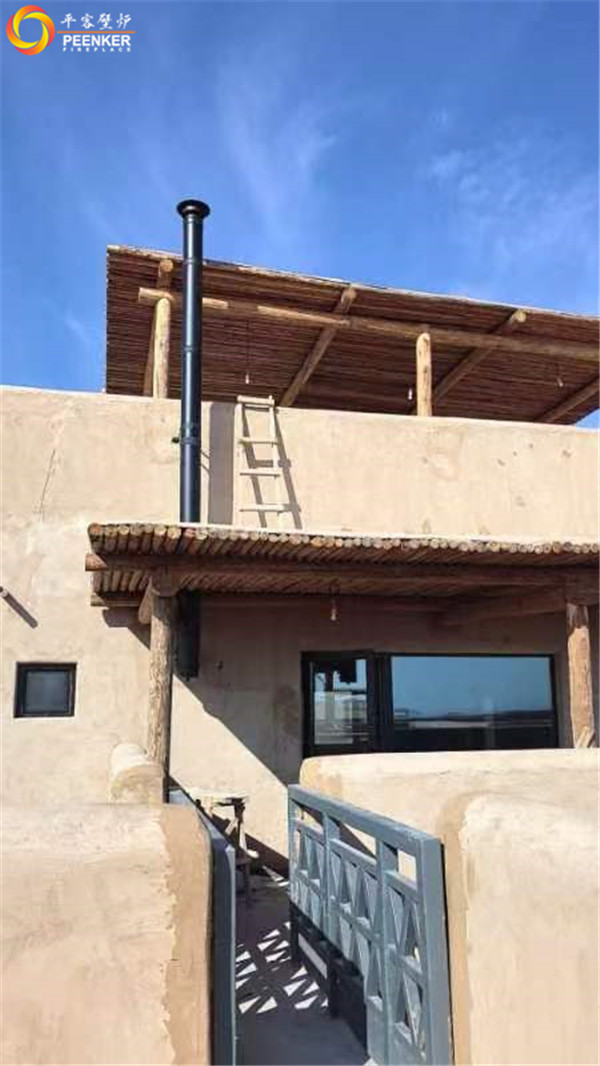 寧夏沙漠野奢酒店鑄鐵壁爐丹麥Morso 2110安裝.jpg