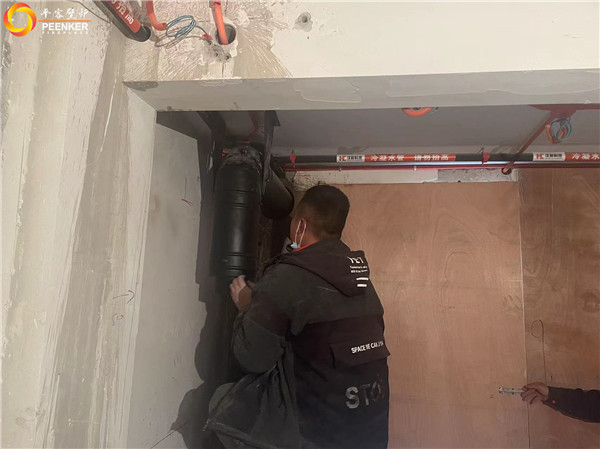 鎮(zhèn)江江山明洲別墅丹麥Aduro A15壁爐安裝.jpg