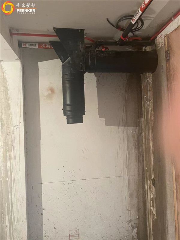 鎮(zhèn)江江山明洲別墅丹麥Aduro A15壁爐安裝.jpg