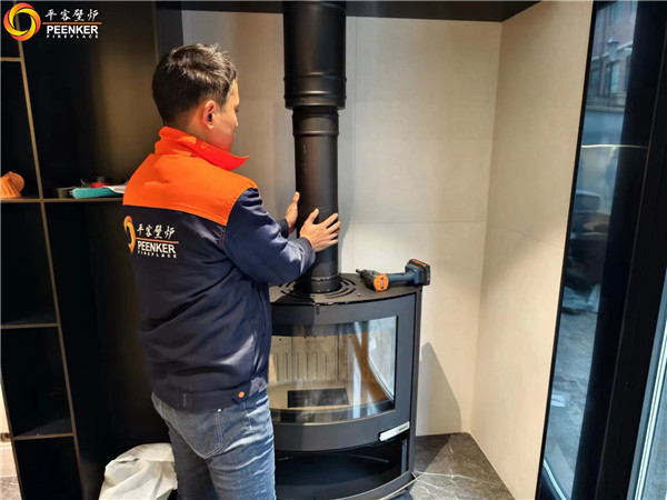 鎮(zhèn)江江山明洲別墅丹麥Aduro A15壁爐安裝.jpg