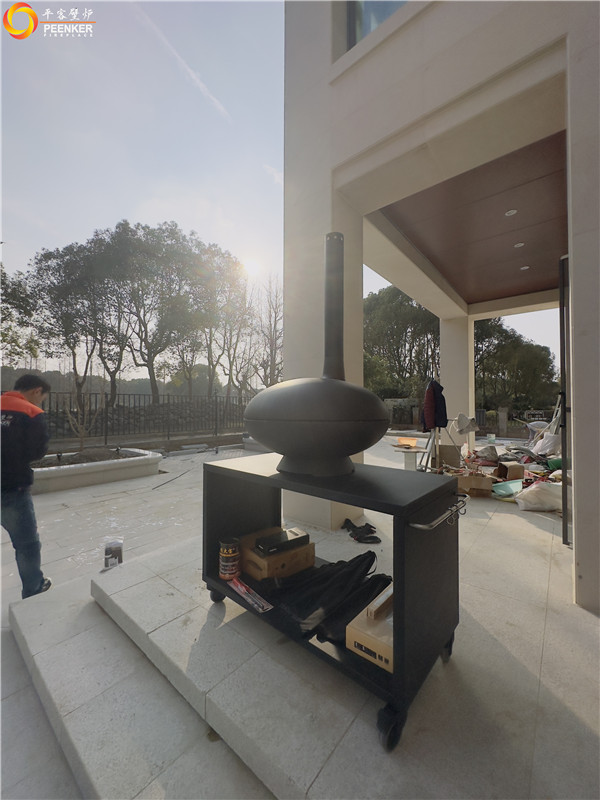 平客壁爐上海湯臣高爾夫戶外火爐丹麥Morso forno安裝.jpg