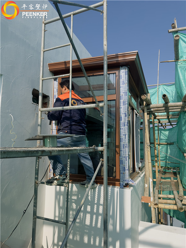 上海東郊半島別墅Aduro15SK壁爐+風機安裝 | 平客壁爐.jpg