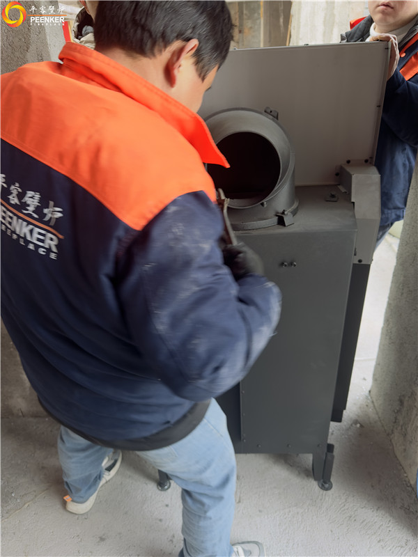 平客壁爐 | 義烏綠城高層頂樓陽光房丹麥Morso S101-12安裝.jpg