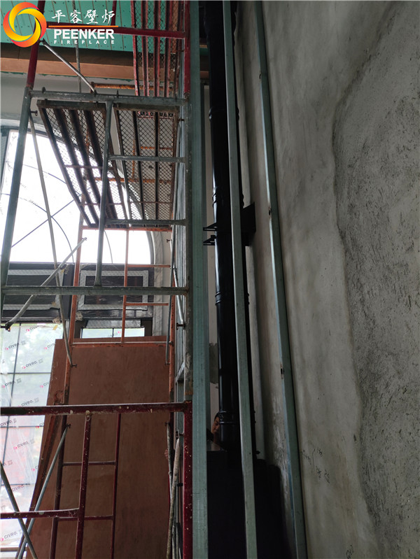 平客壁爐 | 廣西桂林別墅法國TOTEM H1300嵌入壁爐安裝.jpg