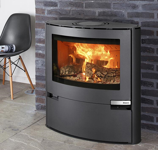 上海別墅天井地下室丹麥Aduro A15壁爐安裝.jpg