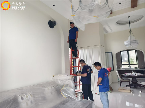 鞍山鳴月苑別墅丹麥Aduro A9.1進口壁爐安裝.jpg