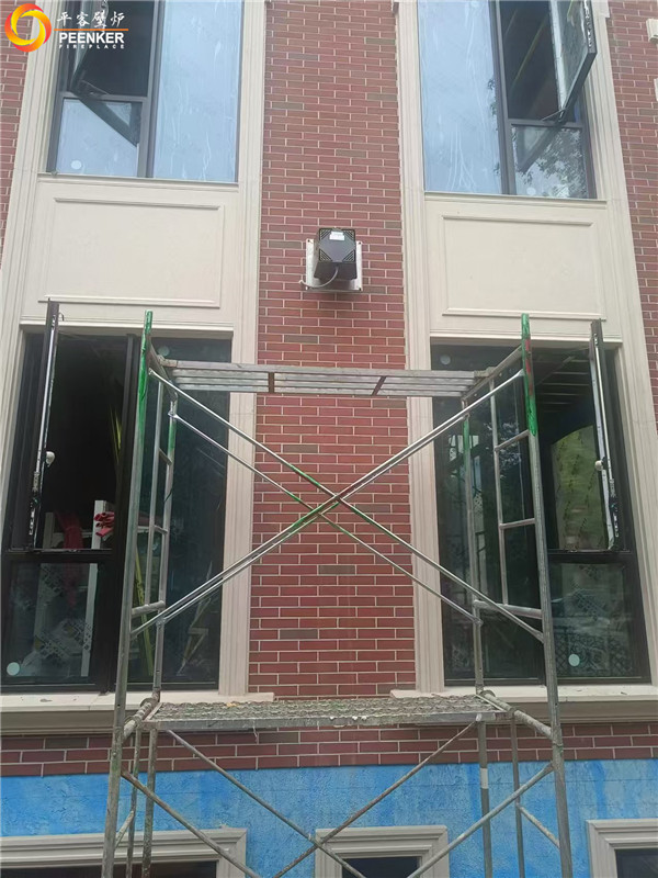 長沙爵世名邸丹麥Morso S101-11嵌入壁爐安裝.jpg