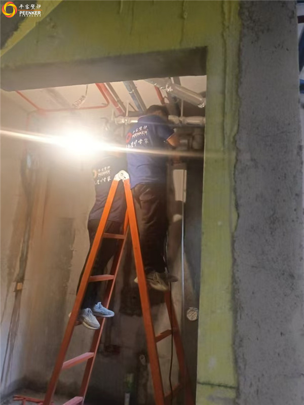 湖州蘭園丹麥Morso 5660嵌入壁爐安裝.jpg