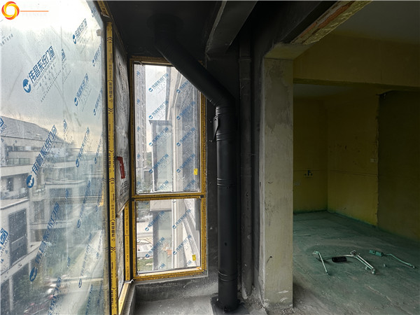 上海紅星鉑雅名都別墅丹麥Morso 2110鑄鐵火爐安裝.jpg