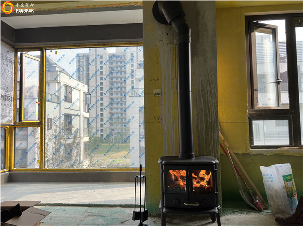 上海紅星鉑雅名都別墅丹麥Morso 2110鑄鐵火爐安裝.jpg