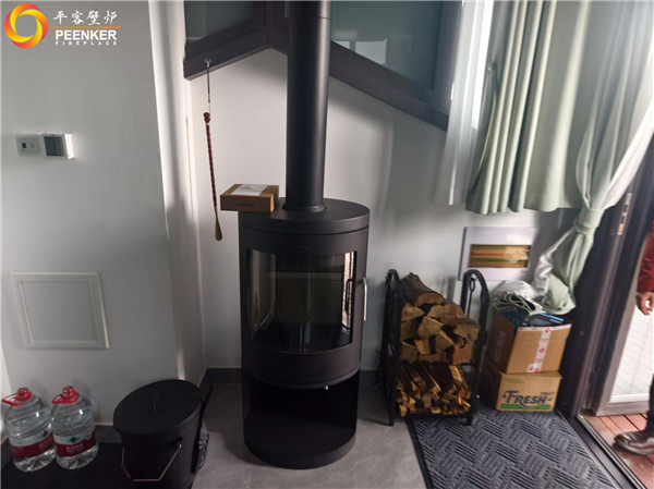 南京八卦洲別墅丹麥Morso 8643鑄鐵火爐安裝.jpg