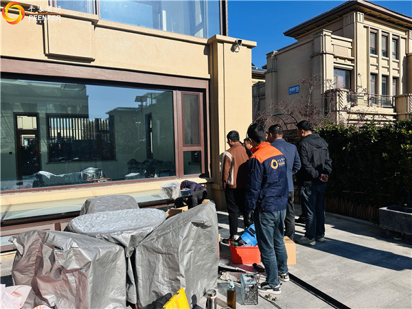 平客壁爐東營(yíng)海欣盈園地下室丹麥Morso 7943火爐安裝.jpg