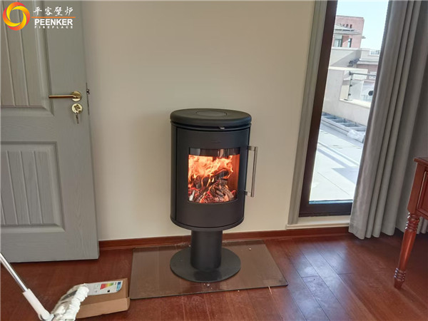 平客壁爐|日照國豐壹號院丹麥Morso 6848鑄鐵火爐安裝.jpg