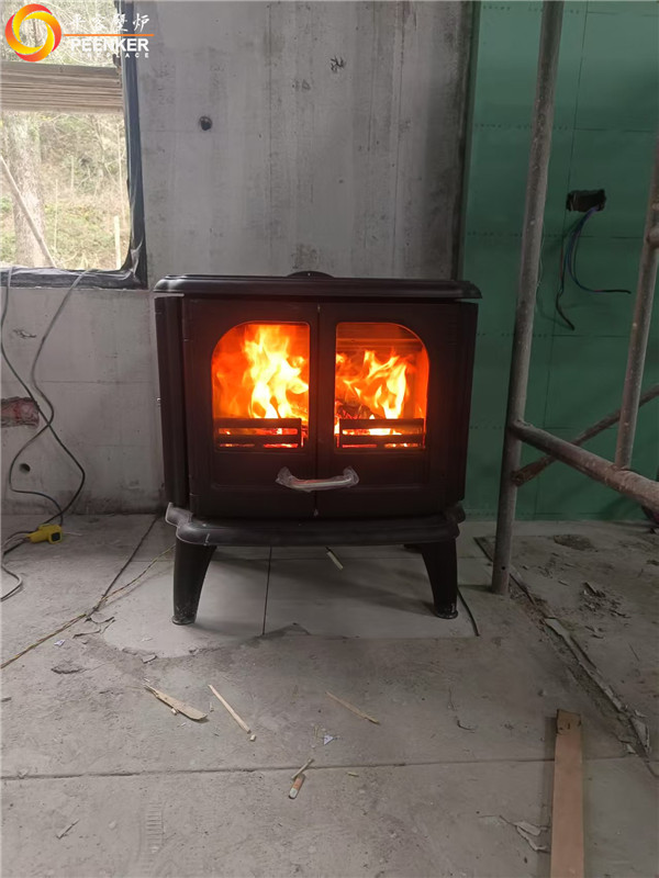 常德石門自建別墅丹麥Morso 3640鑄鐵火爐安裝.jpg