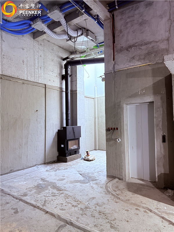 淮南沁園春曉別墅法國TOTEM H901壁爐安裝.jpg