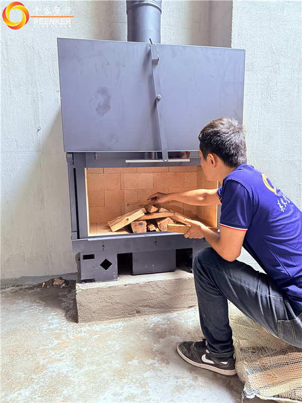 淮南沁園春曉別墅法國TOTEM H901壁爐安裝.jpg