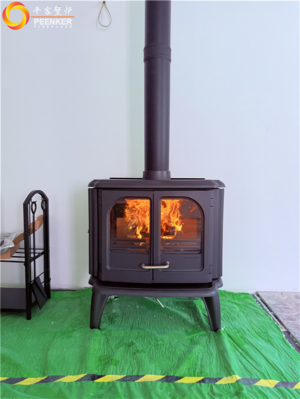 上海蘭喬別墅丹麥Morso 3640鑄鐵火爐安裝.jpg