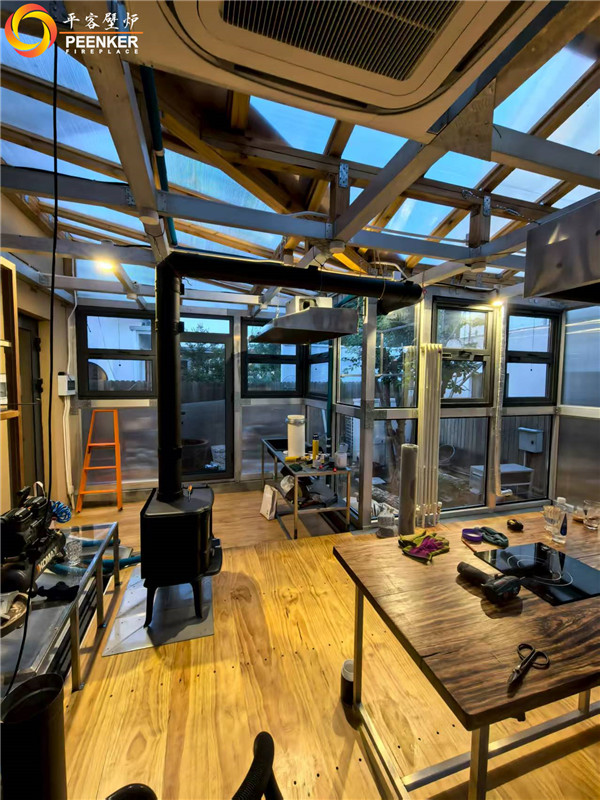 北京陽光房丹麥Morso 2110鑄鐵火爐安裝.jpg