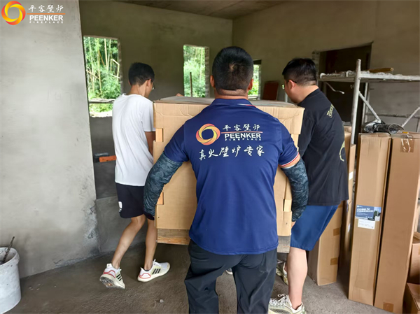 池州九華山自建別墅丹麥Morso 5660壁爐安裝.jpg