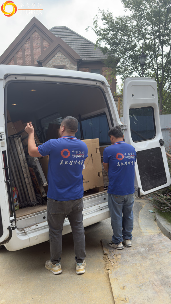 鎮江紫金7號丹麥Morso 5660嵌入壁爐安裝.jpg