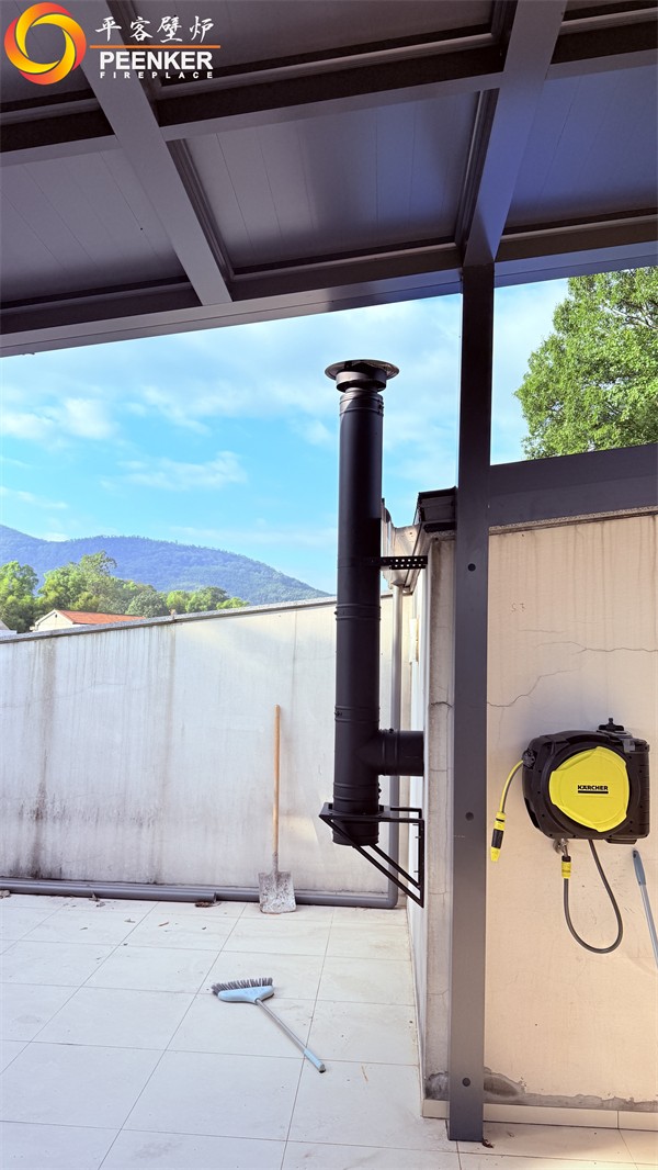 益陽自建別墅丹麥Morso 3640對流火爐安裝.jpg