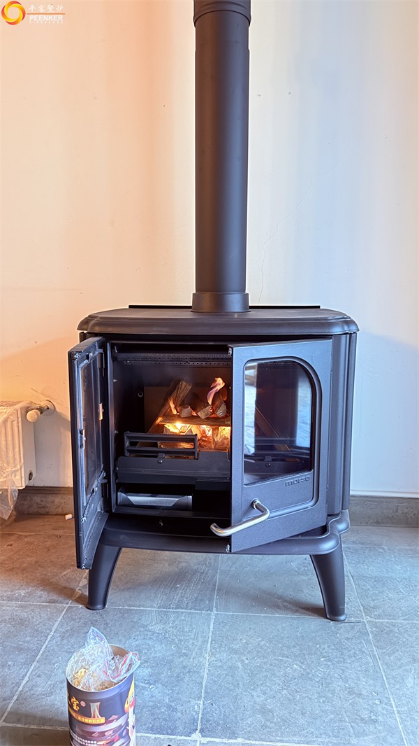 鎮江自建別墅茶室丹麥Morso 3640壁爐安裝.jpg