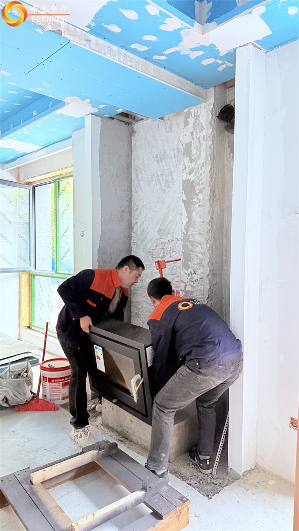 蘇州檀宮二期丹麥Morso 5660嵌入式壁爐安裝.jpg